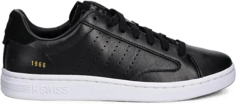K-Swiss Lozan Klub low-top sneakers met geperforeerde details Zwart
