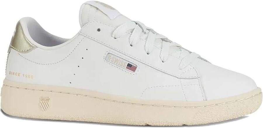 K-Swiss Slammklub leren sneakers Wit
