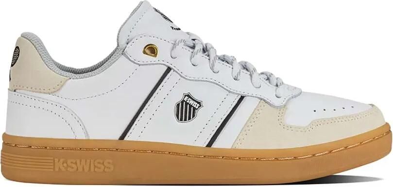 K-Swiss Sneakers met leren vlakken Wit