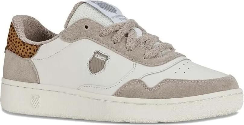 K-Swiss Sneakers met suède vlakken en luipaardprint Beige - Foto 3