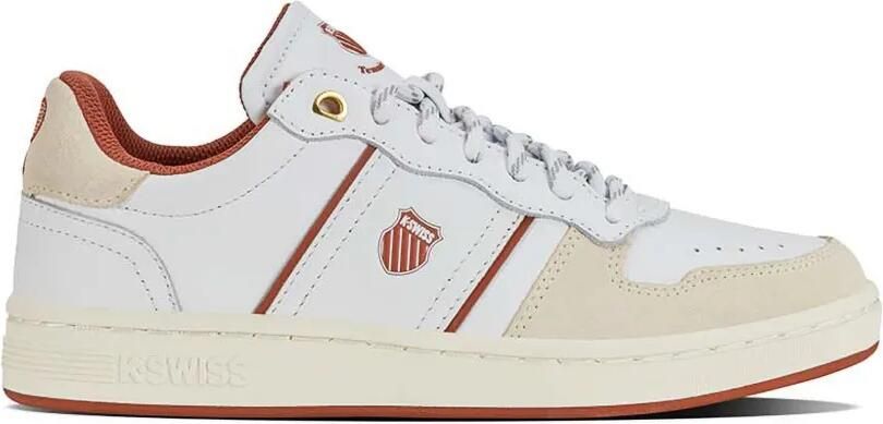 K-Swiss Sneakers met suède vlakken Wit