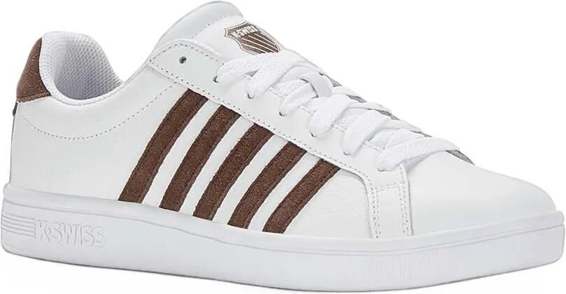 K-Swiss The Court Tiebreak low-top sneakers met streepdetail Wit - Foto 4