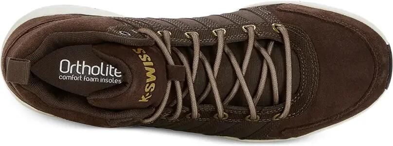 K-Swiss Vista Trainer high-top sneakers met suède vlakken Bruin - Foto 4