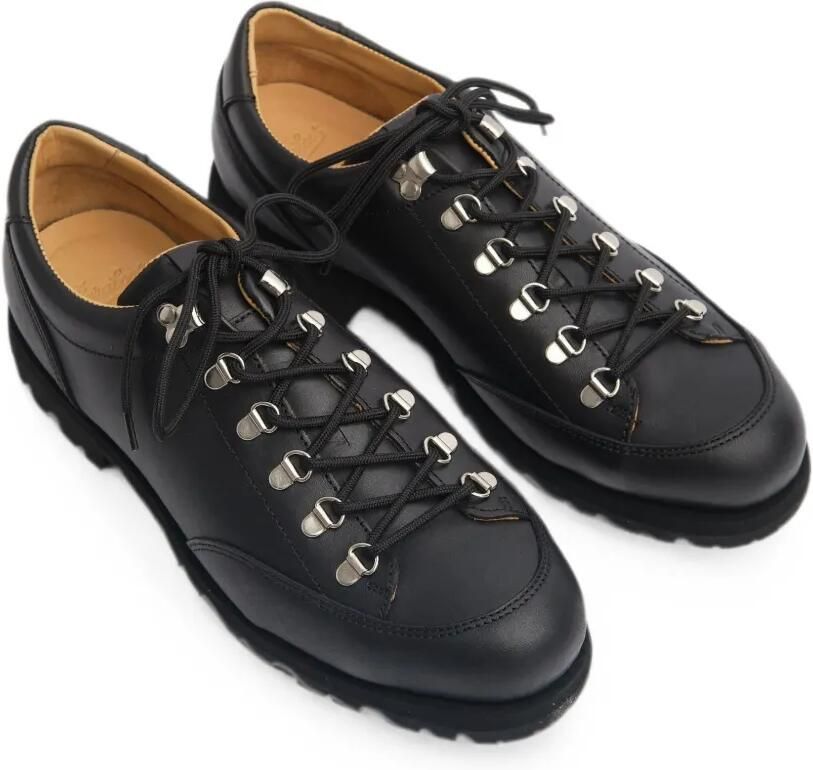 Kaptain Sunshine x Paraboot leren veterschoenen Zwart - Foto 3