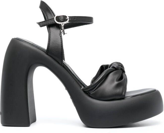 Karl Lagerfeld Sandalen met geknoopt detail Zwart