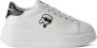 Karl Lagerfeld Ikon NFT Kapri leren sneakers Wit - Thumbnail 1
