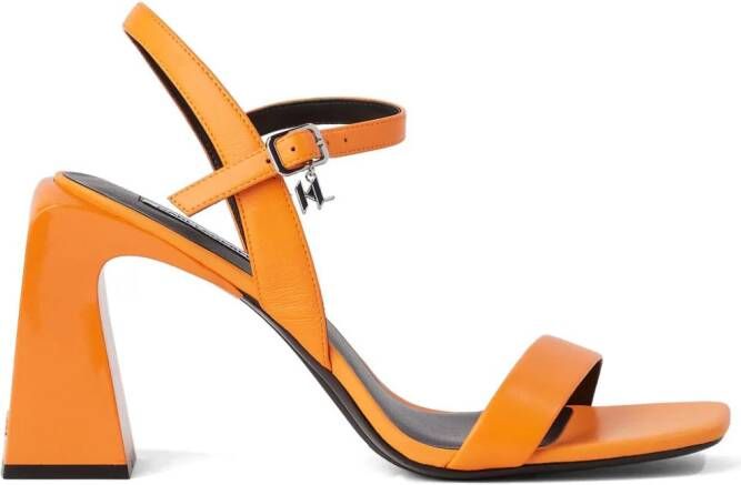 Karl Lagerfeld Astra Nova sandalen met bandje Oranje