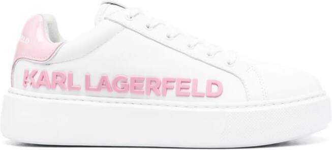 Karl Lagerfeld Belle sneakers van kalfsleer Wit