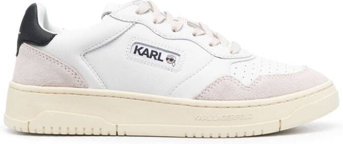 Karl Lagerfeld Leren sneakers Wit