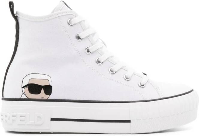 Karl Lagerfeld Ikonik Karl sneakers Wit