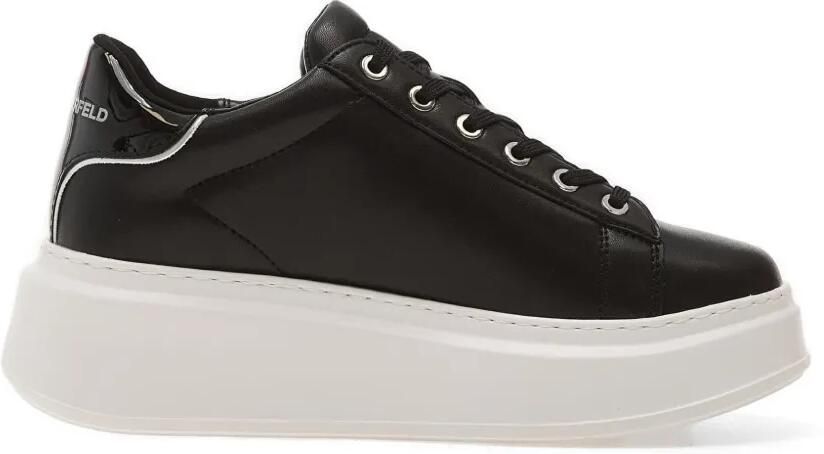Karl Lagerfeld Jeans Anakapri sneakers met plateauzool en verfraaid met kristallen Zwart
