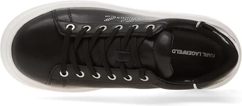 Karl Lagerfeld Jeans Anakapri sneakers met plateauzool en verfraaid met kristallen Zwart - Foto 4