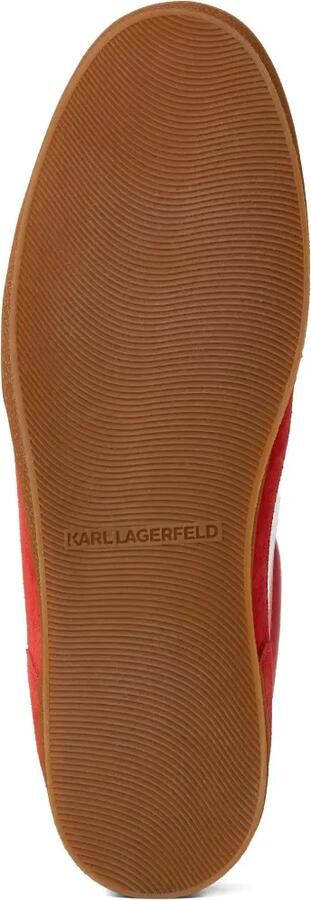 Karl Lagerfeld Jeans Kandidate leren sneakers Rood - Foto 5