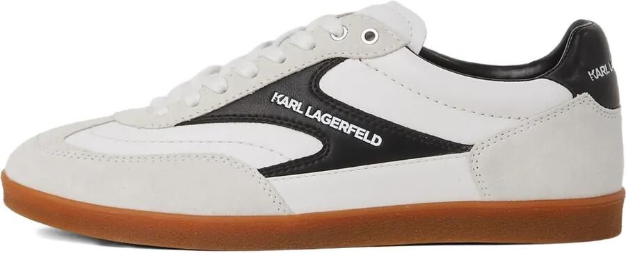 Karl Lagerfeld Jeans Kandidate leren sneakers Wit