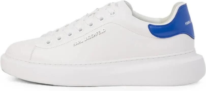 Karl Lagerfeld Jeans Kore leren sneakers Wit