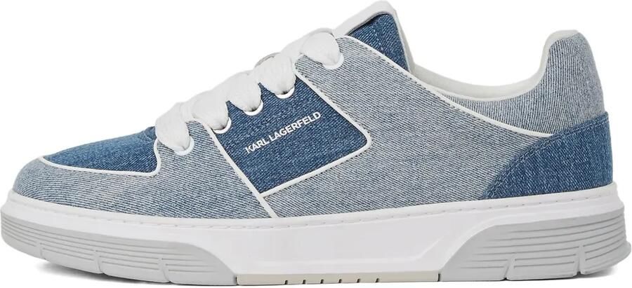 Karl Lagerfeld Jeans Kourtney denim sneakers Blauw