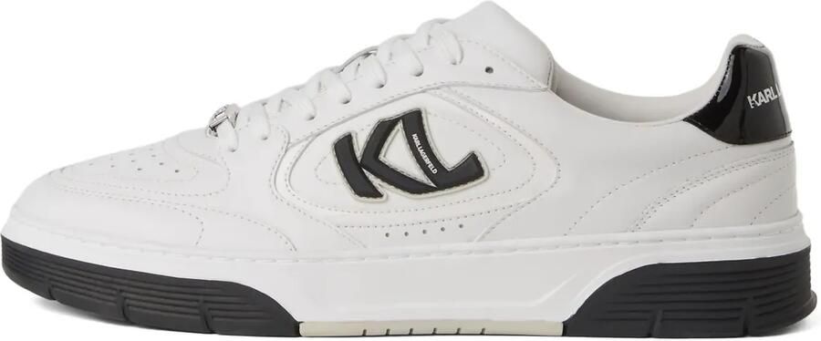 Karl Lagerfeld Jeans Kourtney sneakers met afwerking Wit