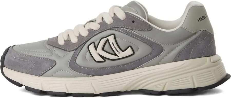 Karl Lagerfeld Jeans Orion sneakers met afwerking Grijs