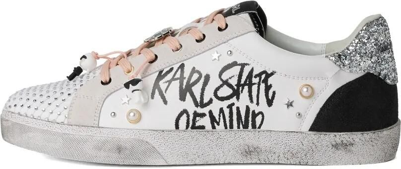 Karl Lagerfeld Jeans Skool Karl sneakers Wit