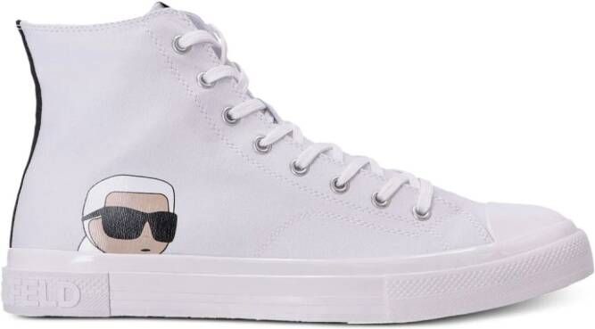 Karl Lagerfeld Kampus Max high-top sneakers Wit