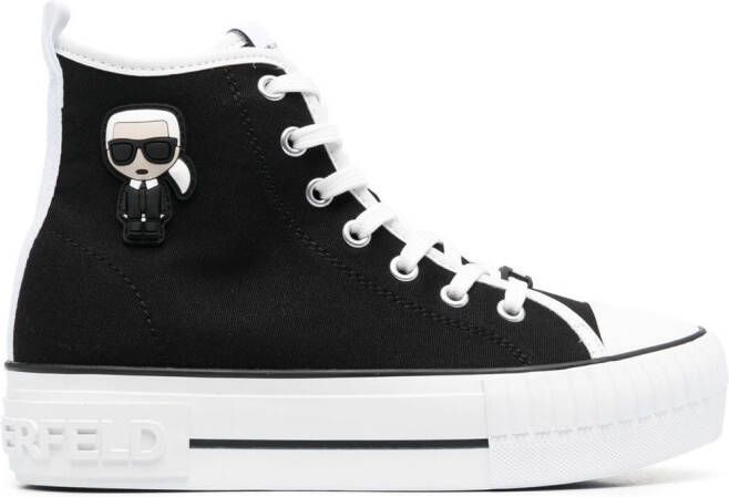 Karl Lagerfeld Kampus Max Karl Ikonik sneakers Zwart