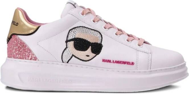 Karl Lagerfeld Kapri Kushion Karl sneakers Wit