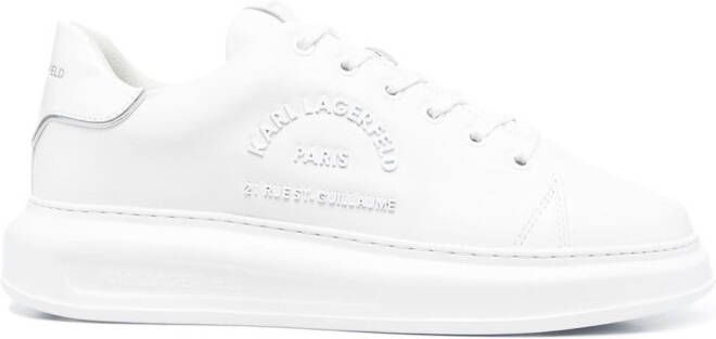 Karl Lagerfeld Kapri Metal Maison sneakers Wit