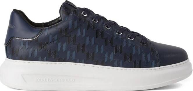 Karl Lagerfeld Dualtone Kapri sneakers met logoprint Blauw