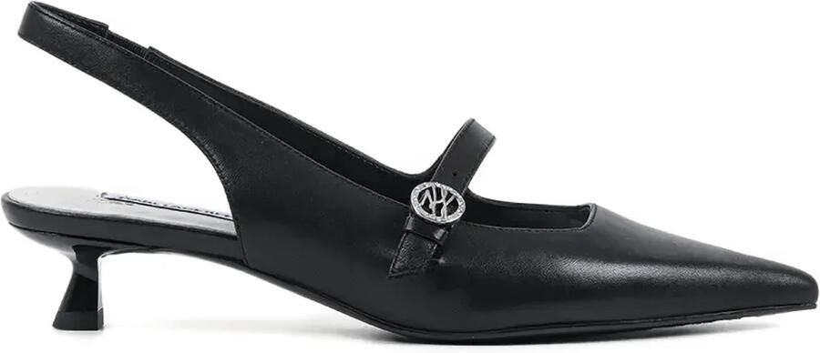 Karl Lagerfeld 30 mm PASHA pumps met puntige neus Zwart