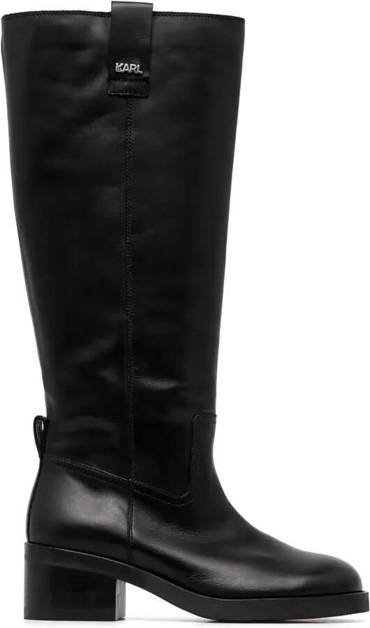 Karl Lagerfeld 55 mm Brooklyn laarzen Zwart - Foto 1