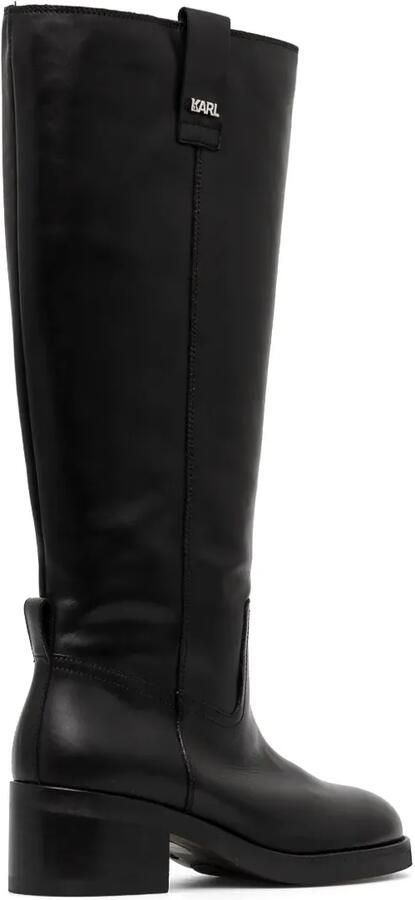 Karl Lagerfeld 55 mm Brooklyn laarzen Zwart - Foto 3