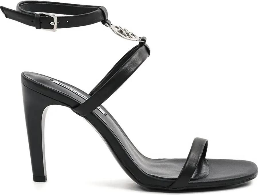 Karl Lagerfeld 90 mm sandalen met logoplakkaat Zwart
