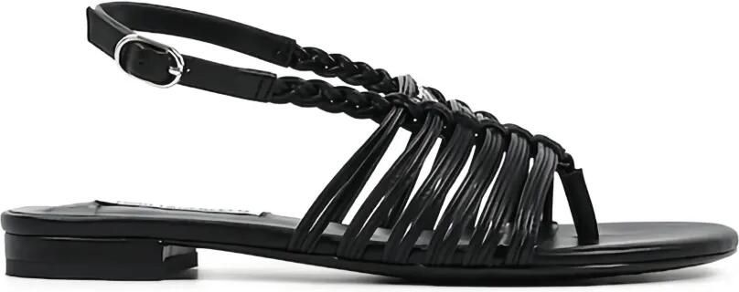 Karl Lagerfeld Alisso II gevlochten sandalen Zwart