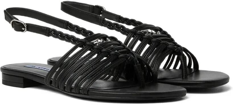 Karl Lagerfeld Alisso II leren sandalen Zwart - Foto 4