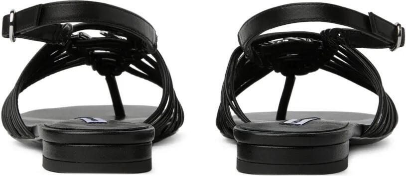 Karl Lagerfeld Alisso II leren sandalen Zwart - Foto 5