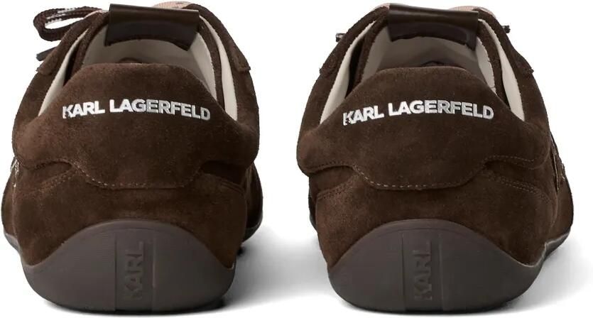Karl Lagerfeld Altia Signia sneakers met borduurwerk Bruin - Foto 3