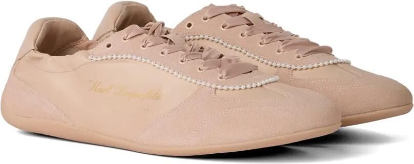 Karl Lagerfeld Altia sneakers verfraaid met parels Beige - Foto 5