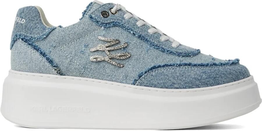 Karl Lagerfeld Anakapri Autograph sneakers Blauw