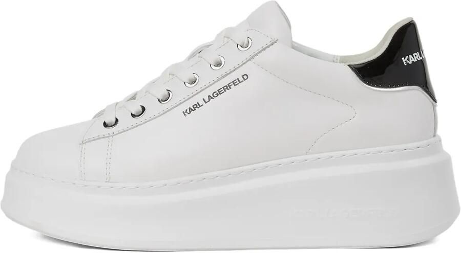 Karl Lagerfeld Anakapri ikon sneakers met bedel Wit