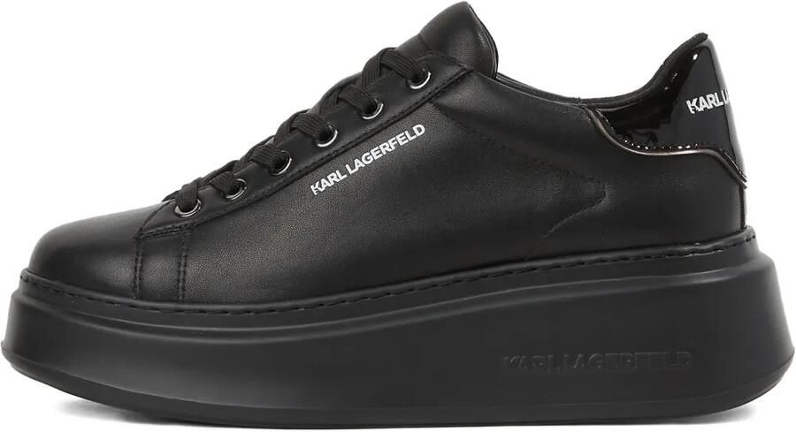 Karl Lagerfeld Anakapri ikon sneakers met bedel Zwart