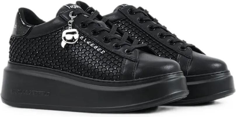 Karl Lagerfeld Anakapri sneakers met plateauzool Zwart - Foto 5