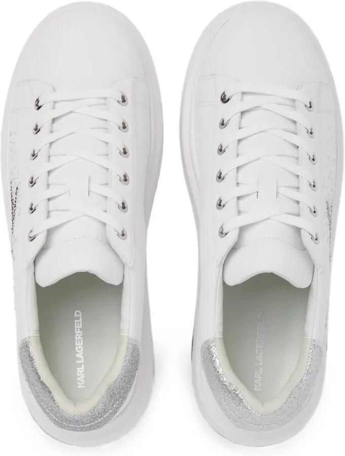 Karl Lagerfeld Anakapri sneakers met stras Wit - Foto 3