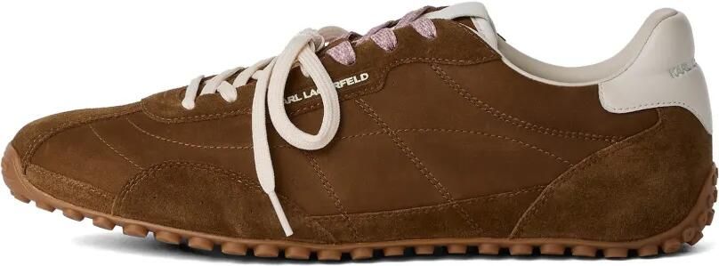 Karl Lagerfeld Astra Volley suède sneakers Bruin