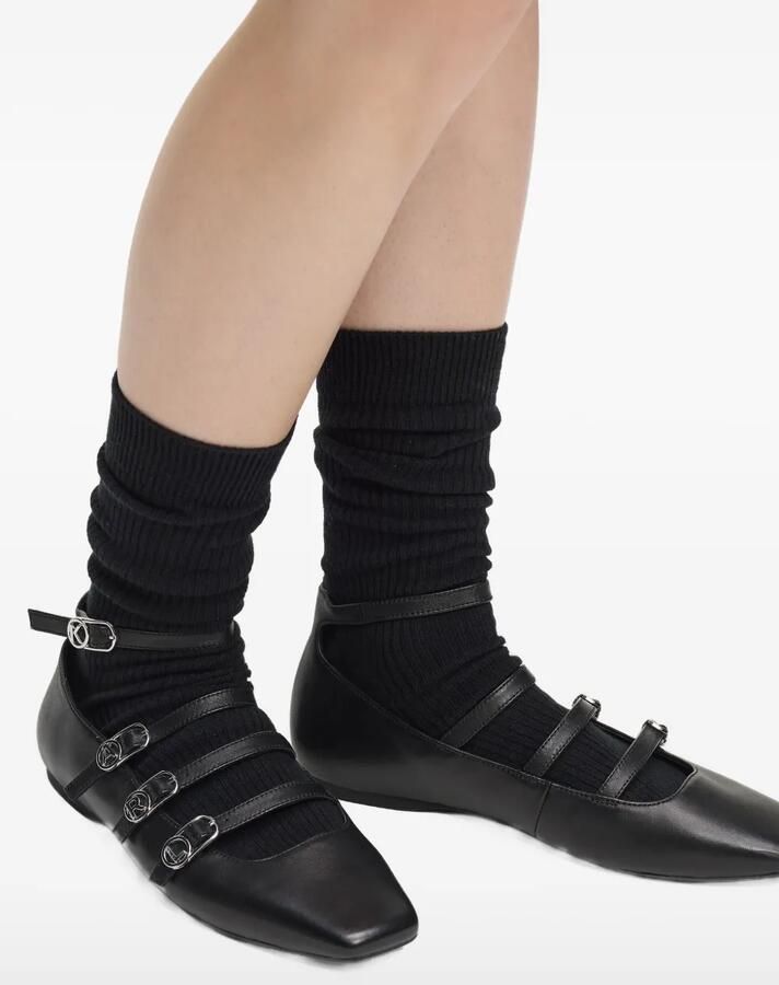 Karl Lagerfeld Ballerina's met vier bandjes Zwart - Foto 2