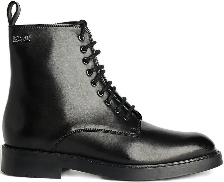 Karl Lagerfeld BLAKE veterlaarzen Zwart