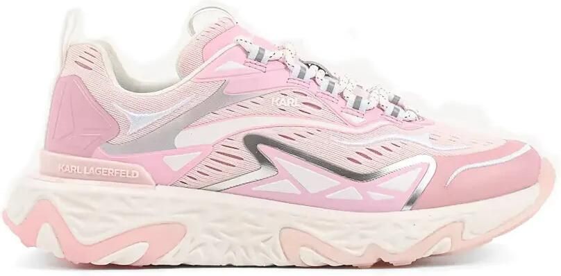 Karl Lagerfeld Blaze geperforeerde sneakers Roze