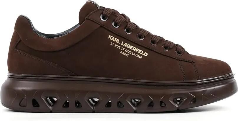 Karl Lagerfeld Chunky sneakers met logoprint Bruin - Foto 4