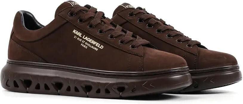 Karl Lagerfeld Chunky sneakers met logoprint Bruin - Foto 5