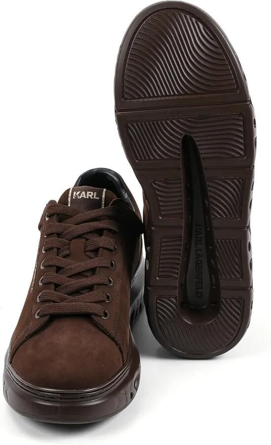 Karl Lagerfeld Chunky sneakers met logoprint Bruin - Foto 3