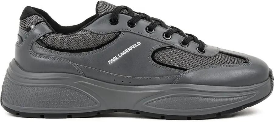Karl Lagerfeld Chunky sneakers met mesh vlakken Grijs
